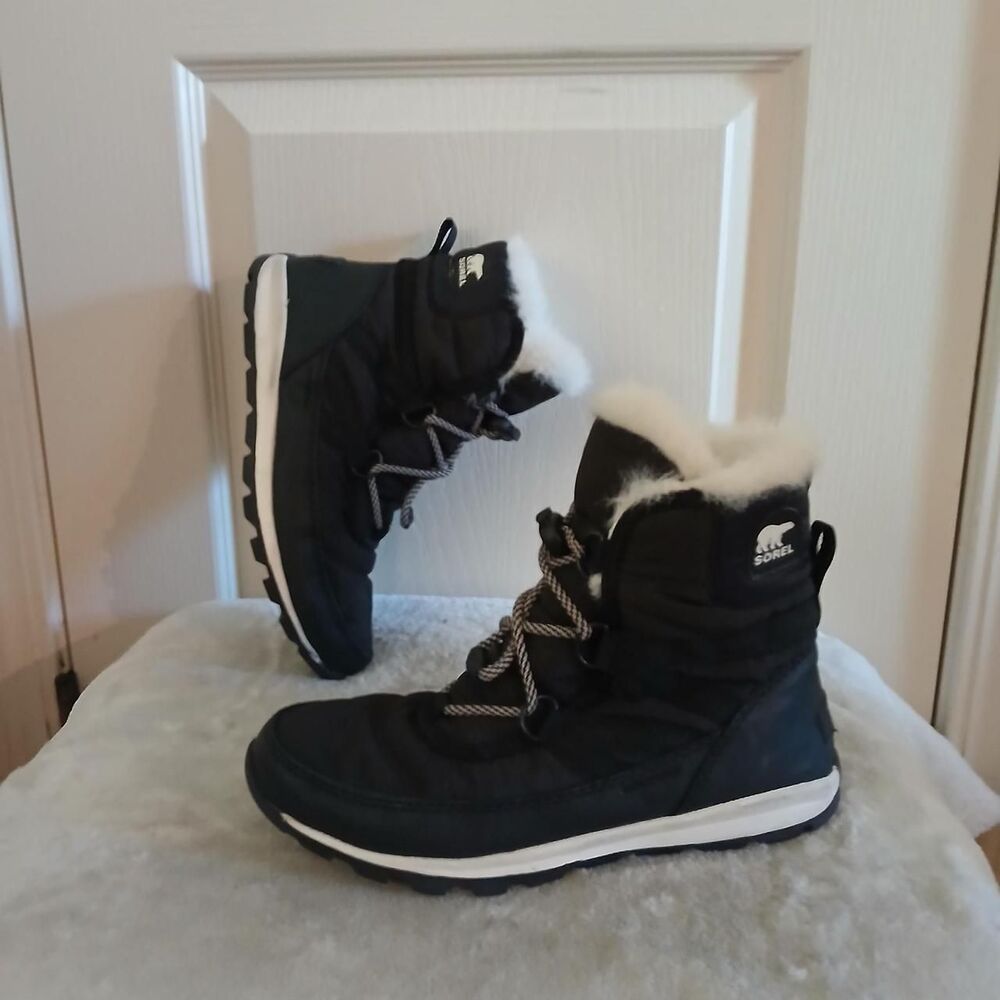 Sorel Cozy Joan Waterproof Winter Snow Boots, Big Kids 5 Womens 6.5-7 Gorpcore